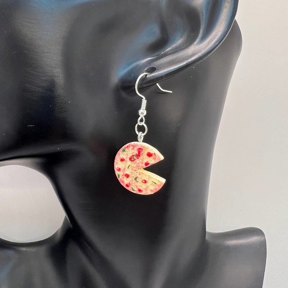 Pizza Earrings - Supreme Pepperoni Pizza - Pizza Slices - Gamer Earrings - Picture 9 of 9